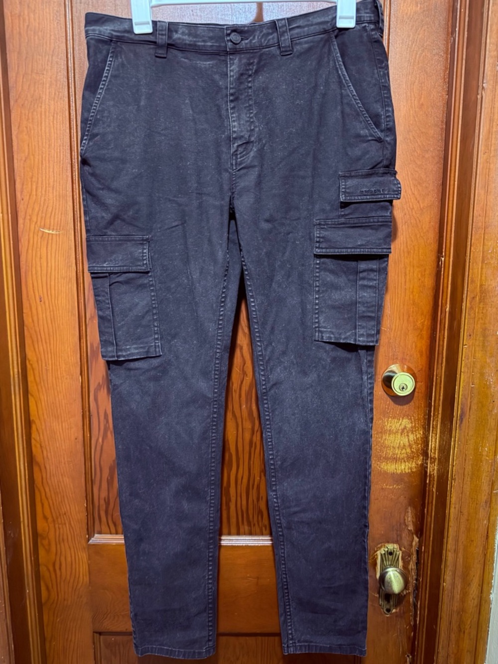 Purple Brand Cargo Jeans stoned wash denim